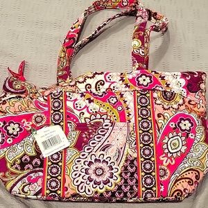 Vera Bradley Very Berry Paisley tote